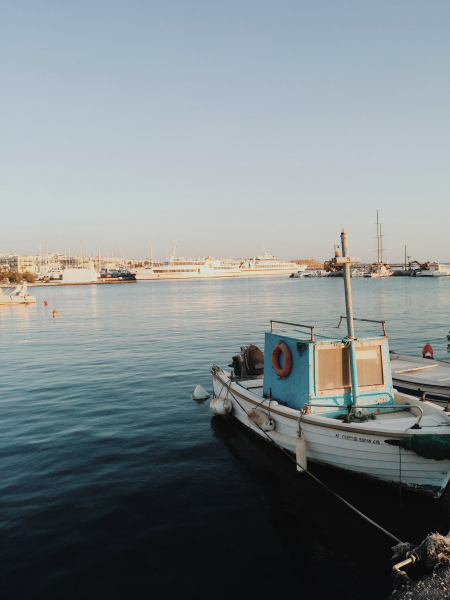 Port of Naxos fishing boat